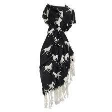 zwart Pashmina Sjaals