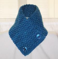 bleu Tricot Foulards