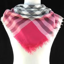 rosa Plaid Tüchern