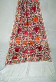 hermoso Bordado Bufandas