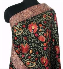 svart Paisley Sjalar